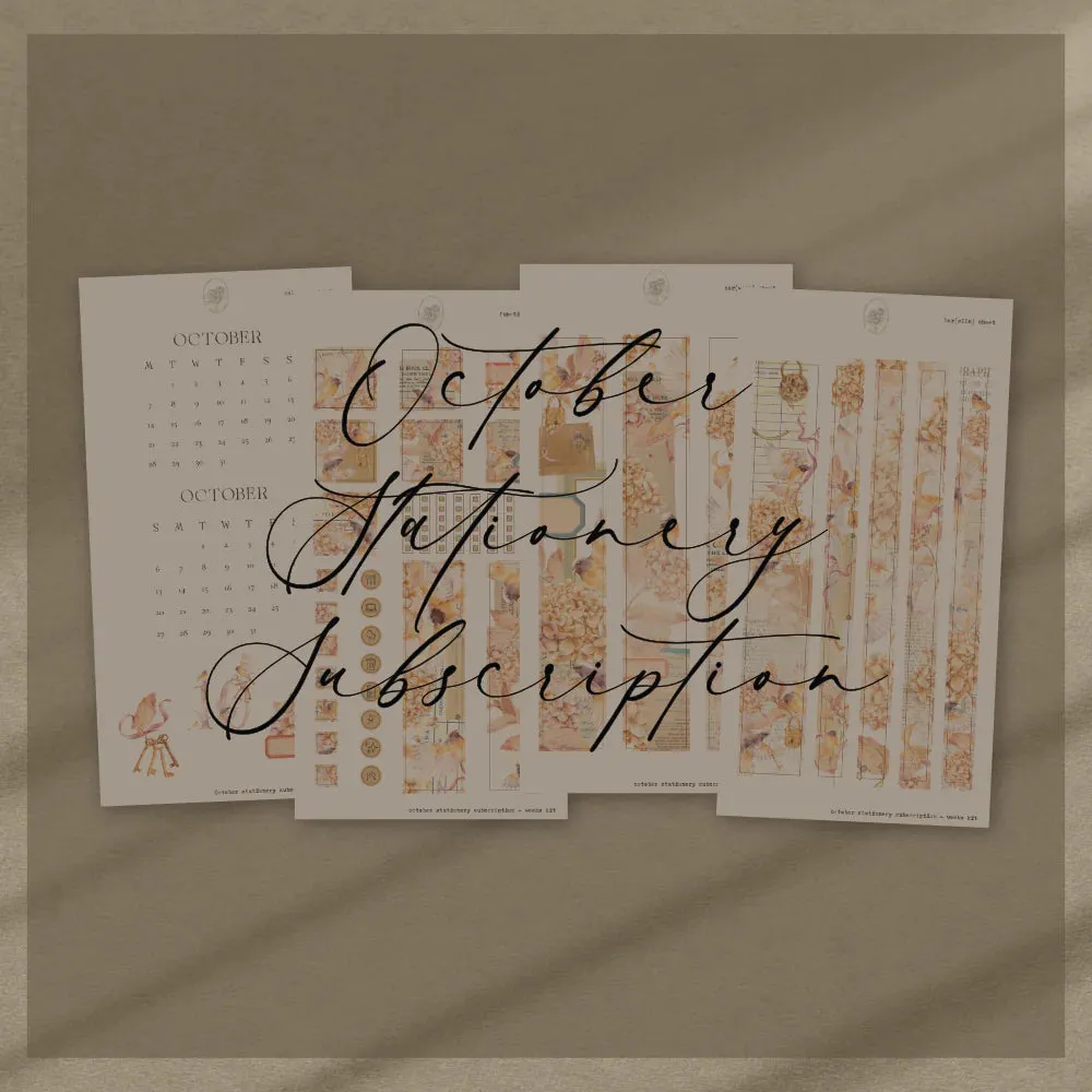 Weekly Kit | Weeks: FC October Design