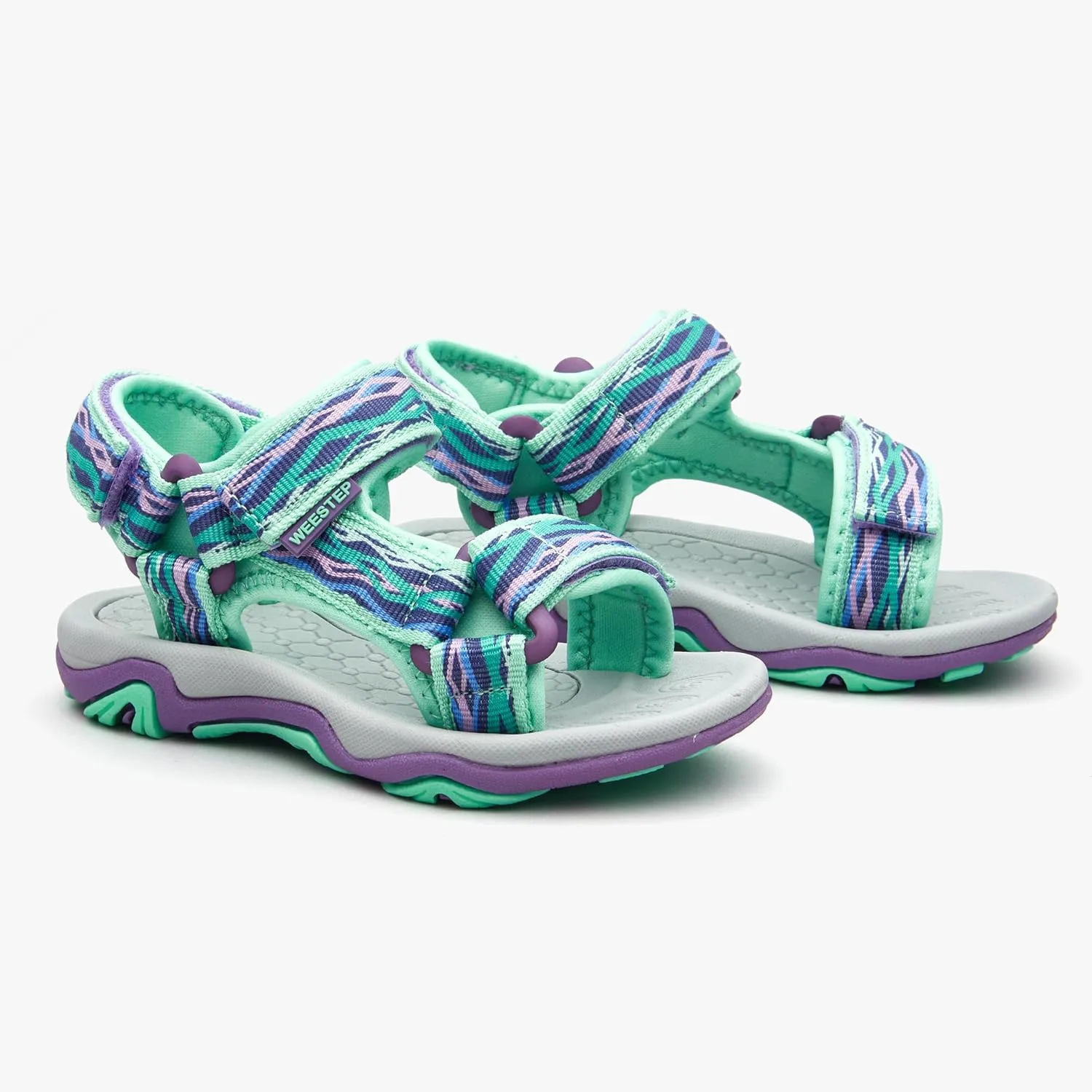 Weestep Girls Boys Comfort Sandals Adjustable Straps for Toddlers Little Kid