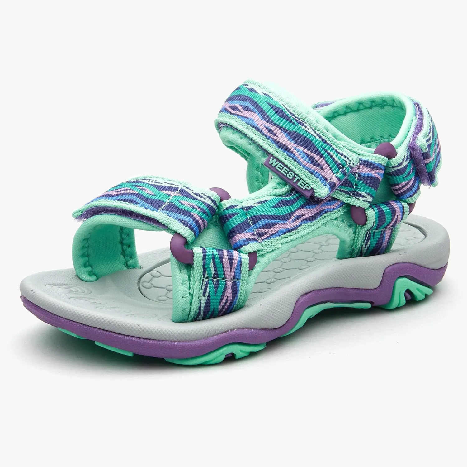 Weestep Girls Boys Comfort Sandals Adjustable Straps for Toddlers Little Kid