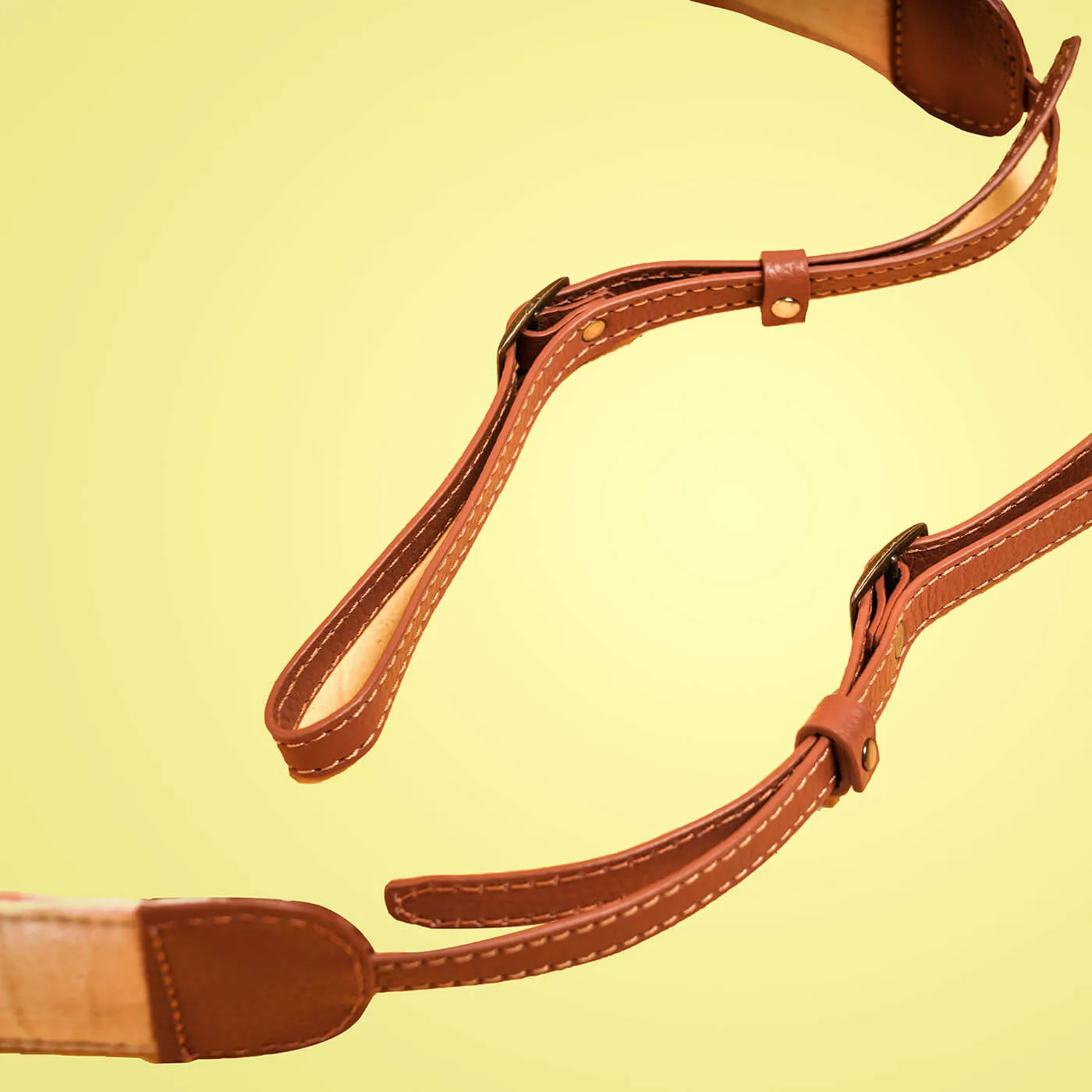 Wide Shibori Camera Strap - Pink