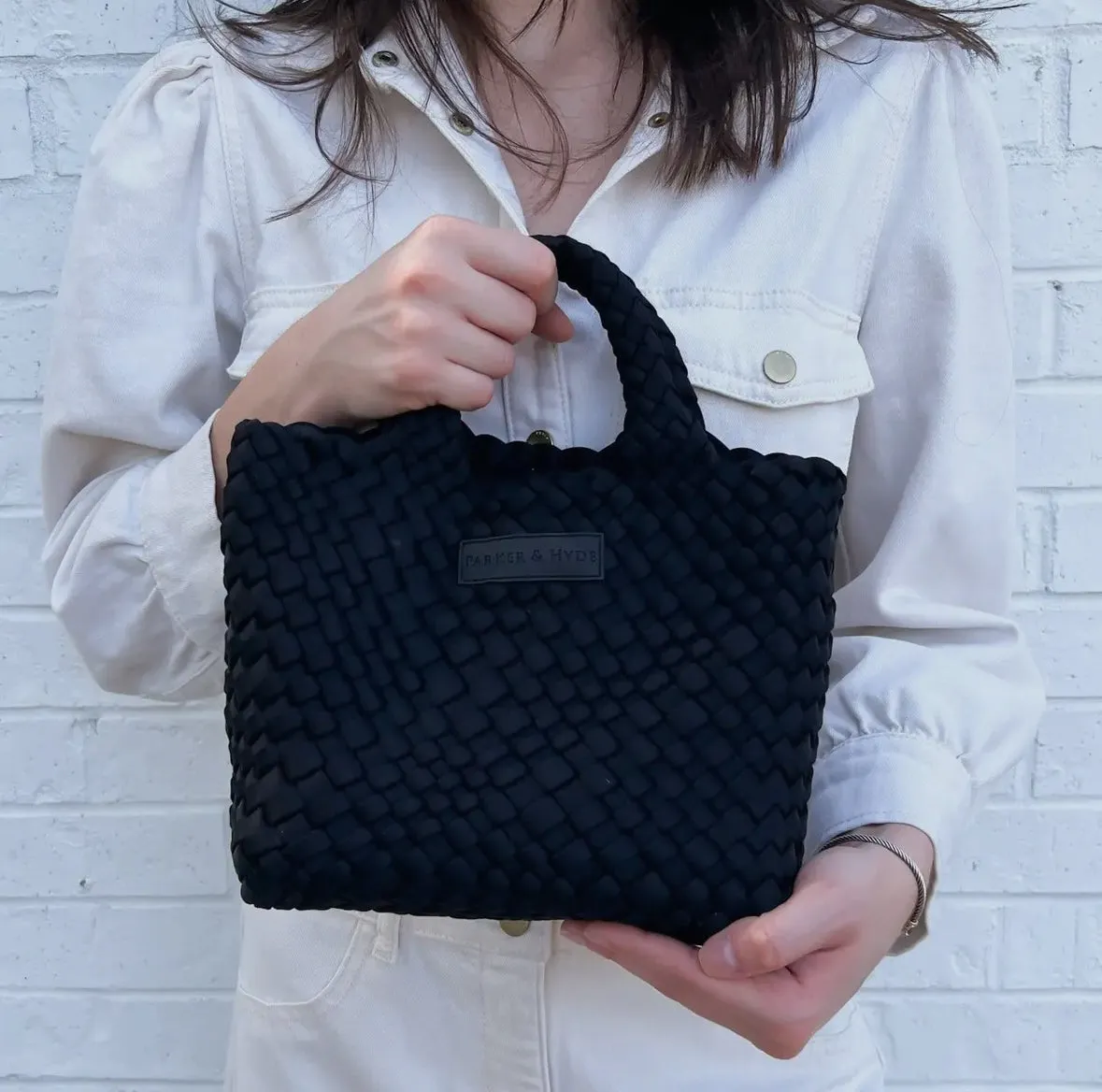 Wimberley Woven Crossbody Mini Tote