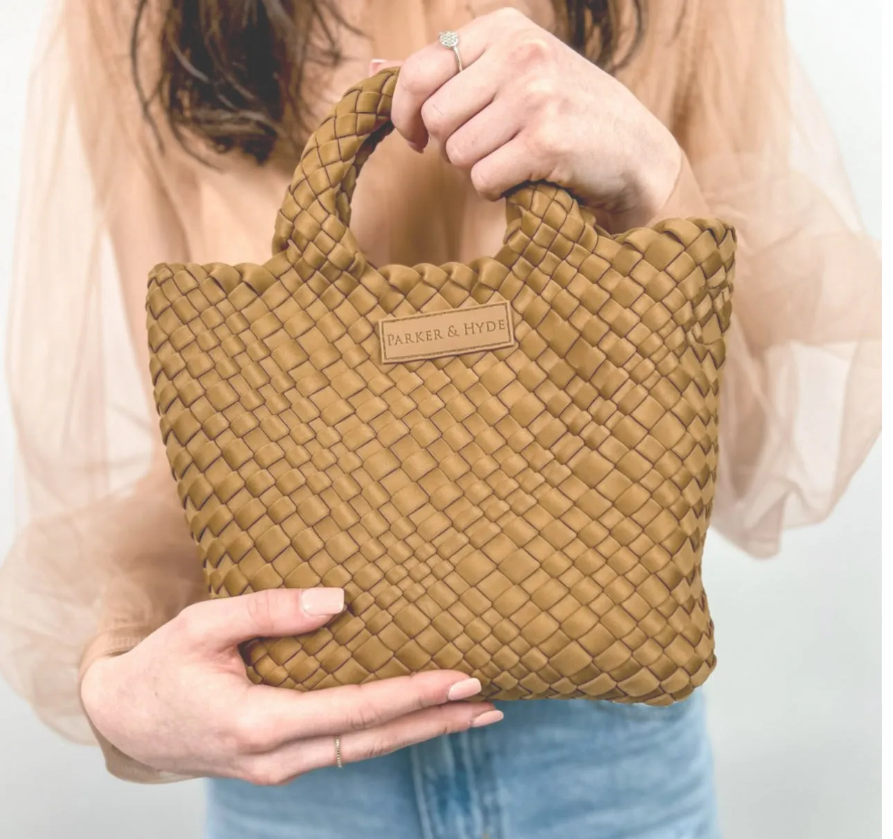 Wimberley Woven Crossbody Mini Tote
