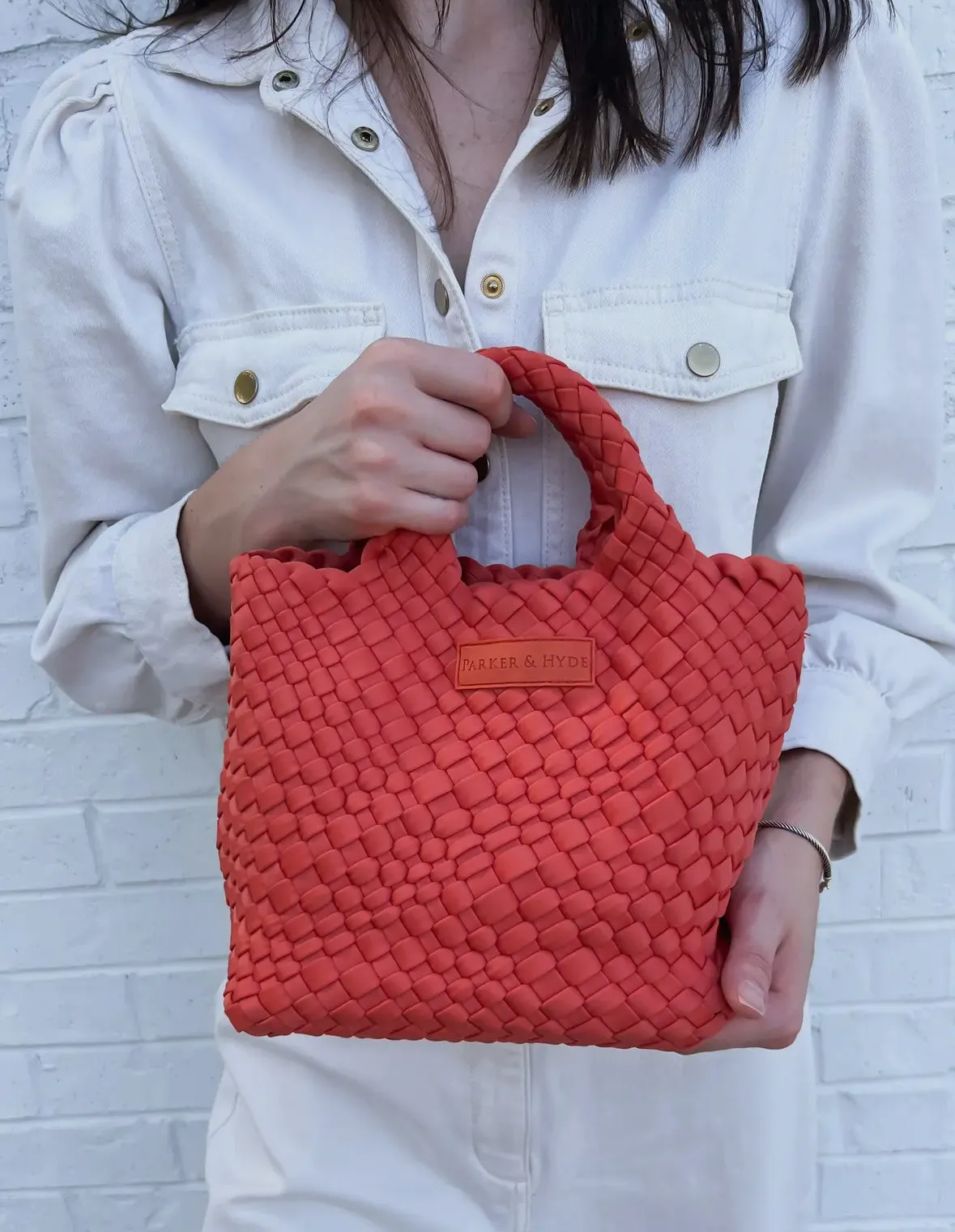 Wimberley Woven Crossbody Mini Tote