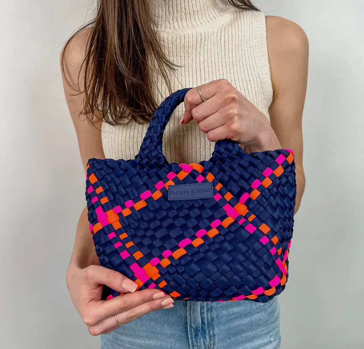 Wimberley Woven Crossbody Mini Tote
