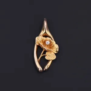 Wishbone Pendant | Antique Pin Conversion