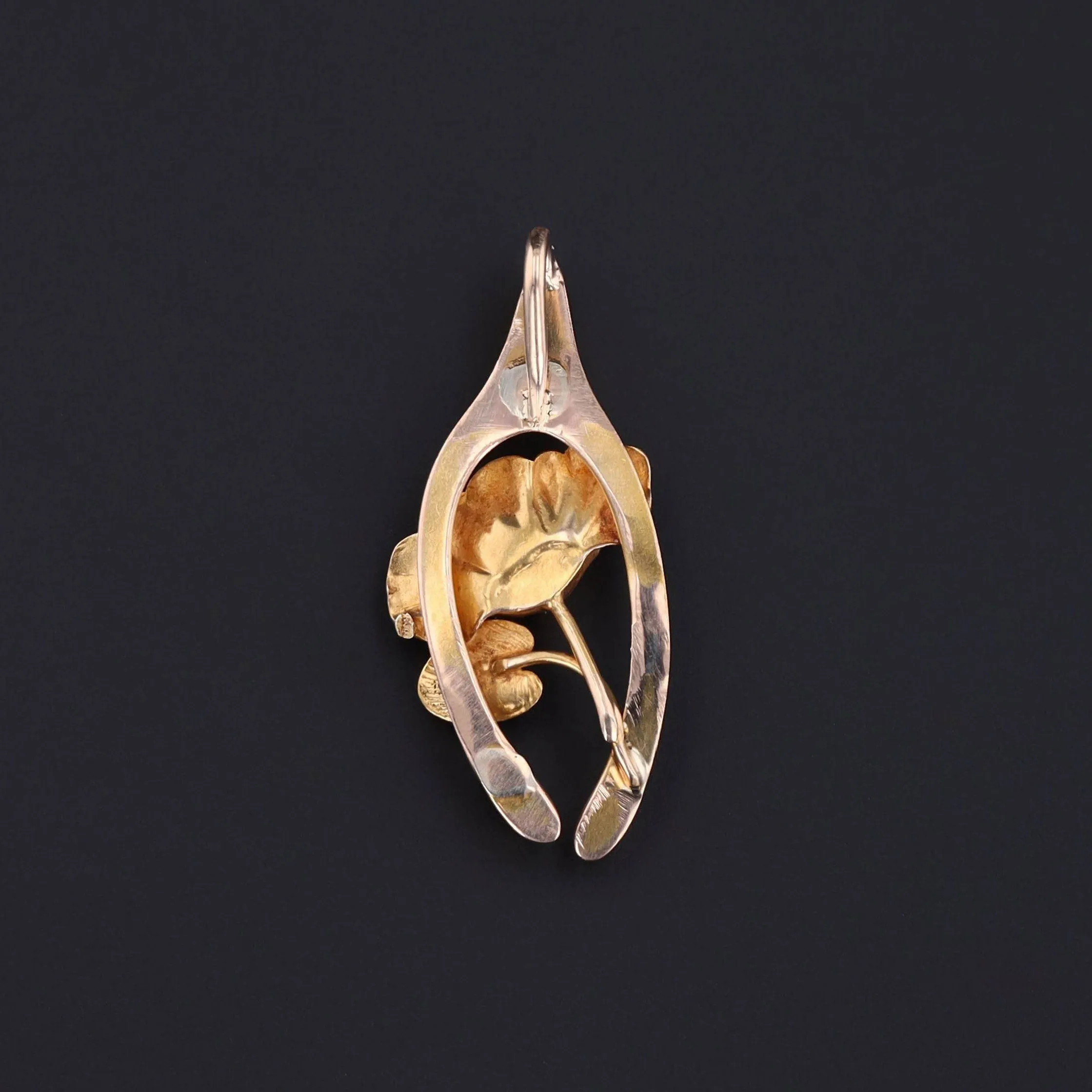 Wishbone Pendant | Antique Pin Conversion