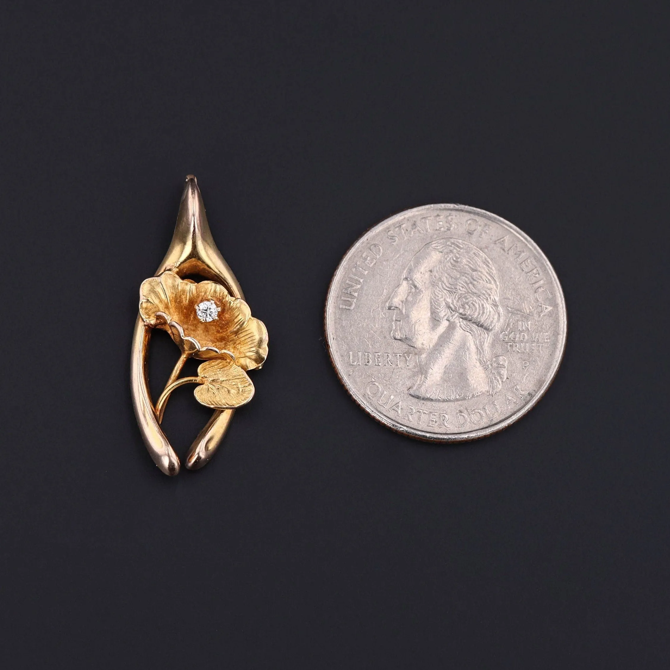Wishbone Pendant | Antique Pin Conversion