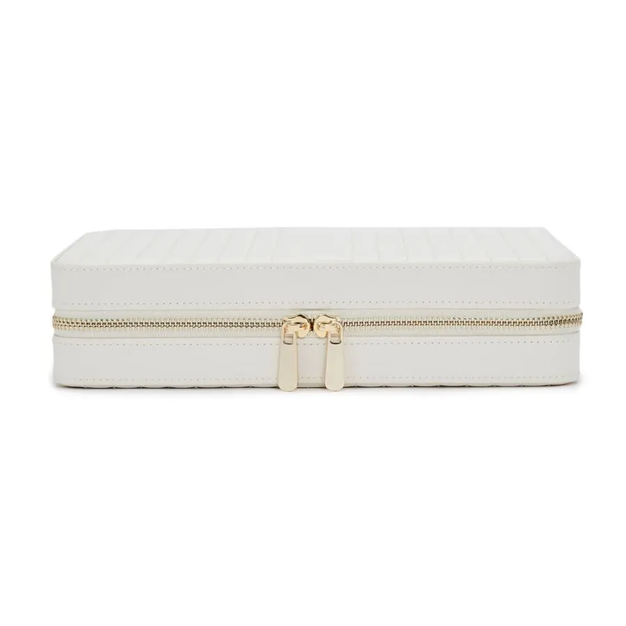 Wolf 1834 "Maria" Large Zip Case- White