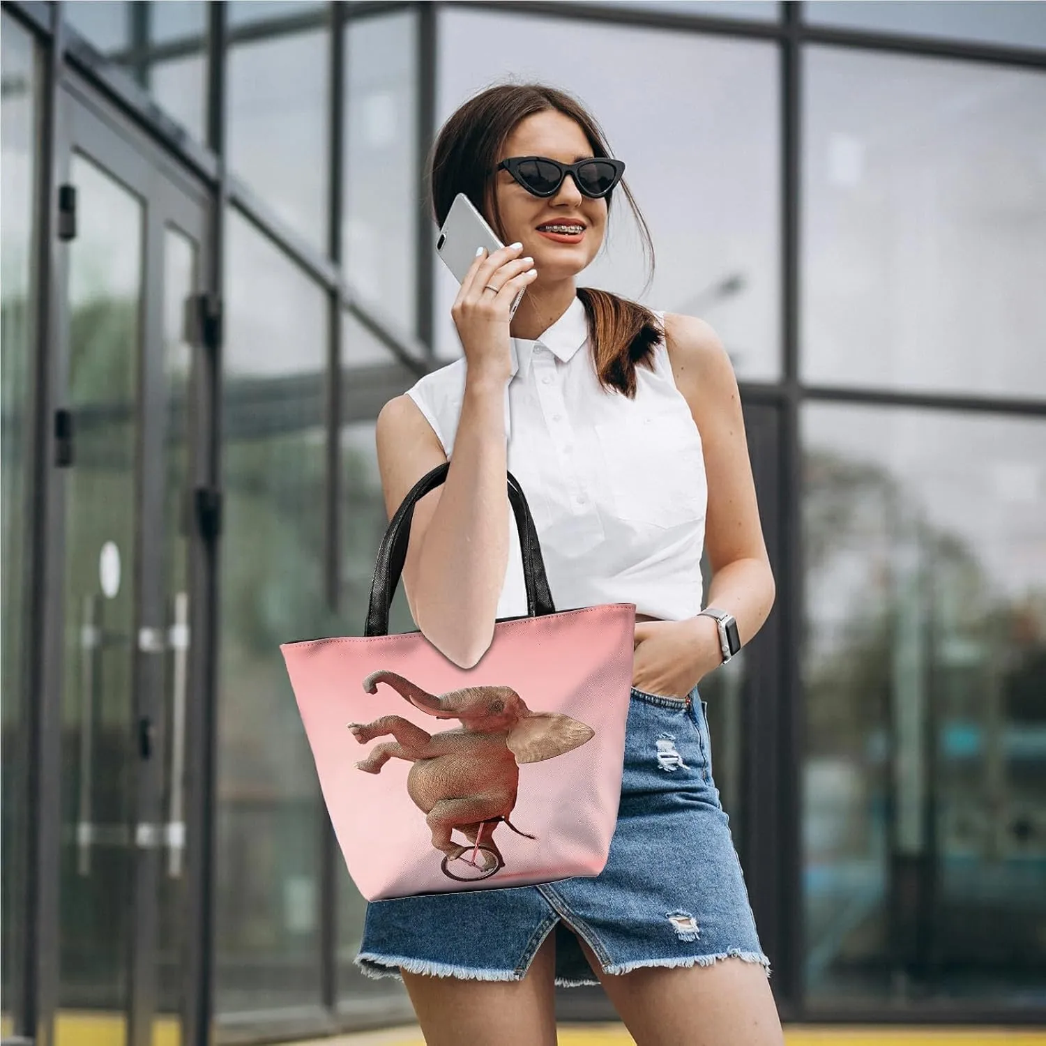 Women Hobo Handbag Small Tote Bag Beach Travel Bag
