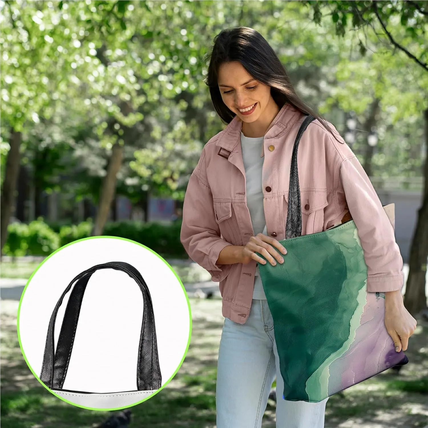 Women Hobo Handbag Small Tote Bag Beach Travel Bag