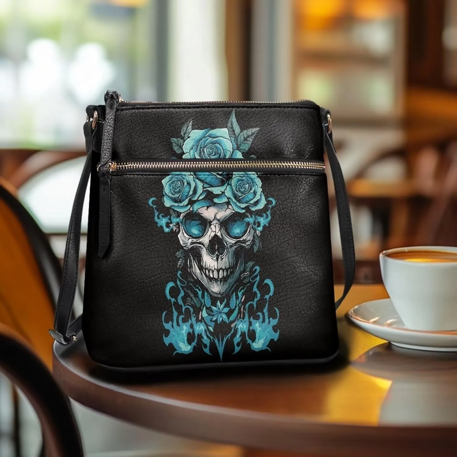 Women Leather Crossbody Hobo Bag Satchel Bag Sling Bag Shoulder Handbag Messenger Bag with Adjustable Strap