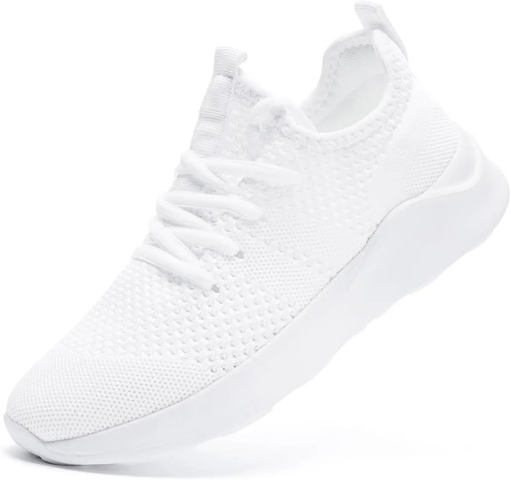 Women Running Shoes Walking Training Sneakers Sport Gym Fitness Tennis Shoes Non Slip Comfortable Lightweight Fashion Shoe for Casual Jogging Mesh Breathable Sneaker
