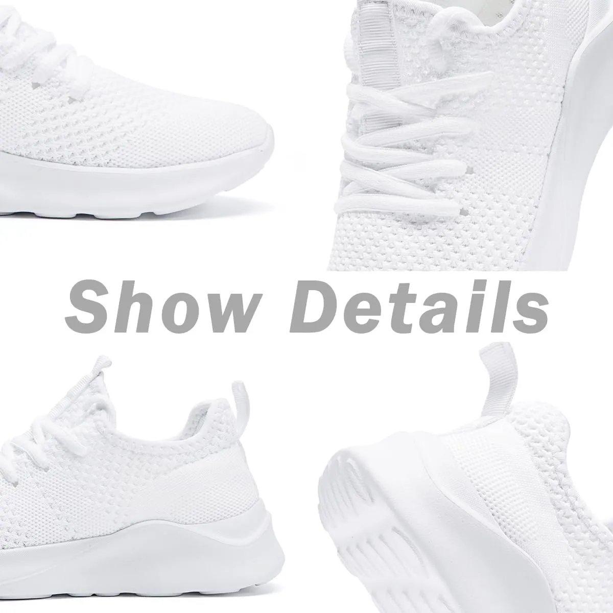 Women Running Shoes Walking Training Sneakers Sport Gym Fitness Tennis Shoes Non Slip Comfortable Lightweight Fashion Shoe for Casual Jogging Mesh Breathable Sneaker