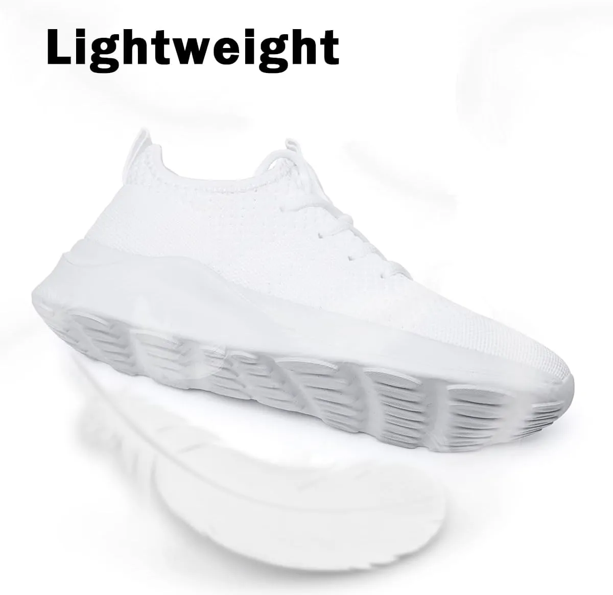 Women Running Shoes Walking Training Sneakers Sport Gym Fitness Tennis Shoes Non Slip Comfortable Lightweight Fashion Shoe for Casual Jogging Mesh Breathable Sneaker