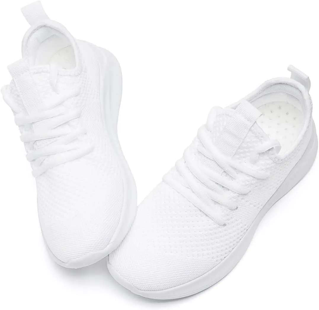 Women Running Shoes Walking Training Sneakers Sport Gym Fitness Tennis Shoes Non Slip Comfortable Lightweight Fashion Shoe for Casual Jogging Mesh Breathable Sneaker