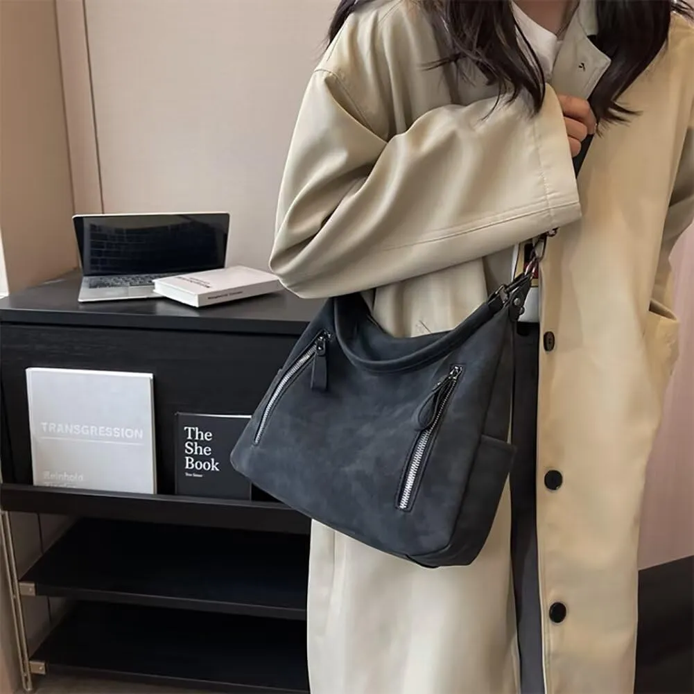 Women Shoulder Handbag Roomy Hobo Bag Tote Bag Designer Handbag Top Handle Satchel Purse Crossbody Bag with Zipper