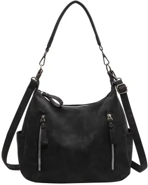 Women Shoulder Handbag Roomy Hobo Bag Tote Bag Designer Handbag Top Handle Satchel Purse Crossbody Bag with Zipper