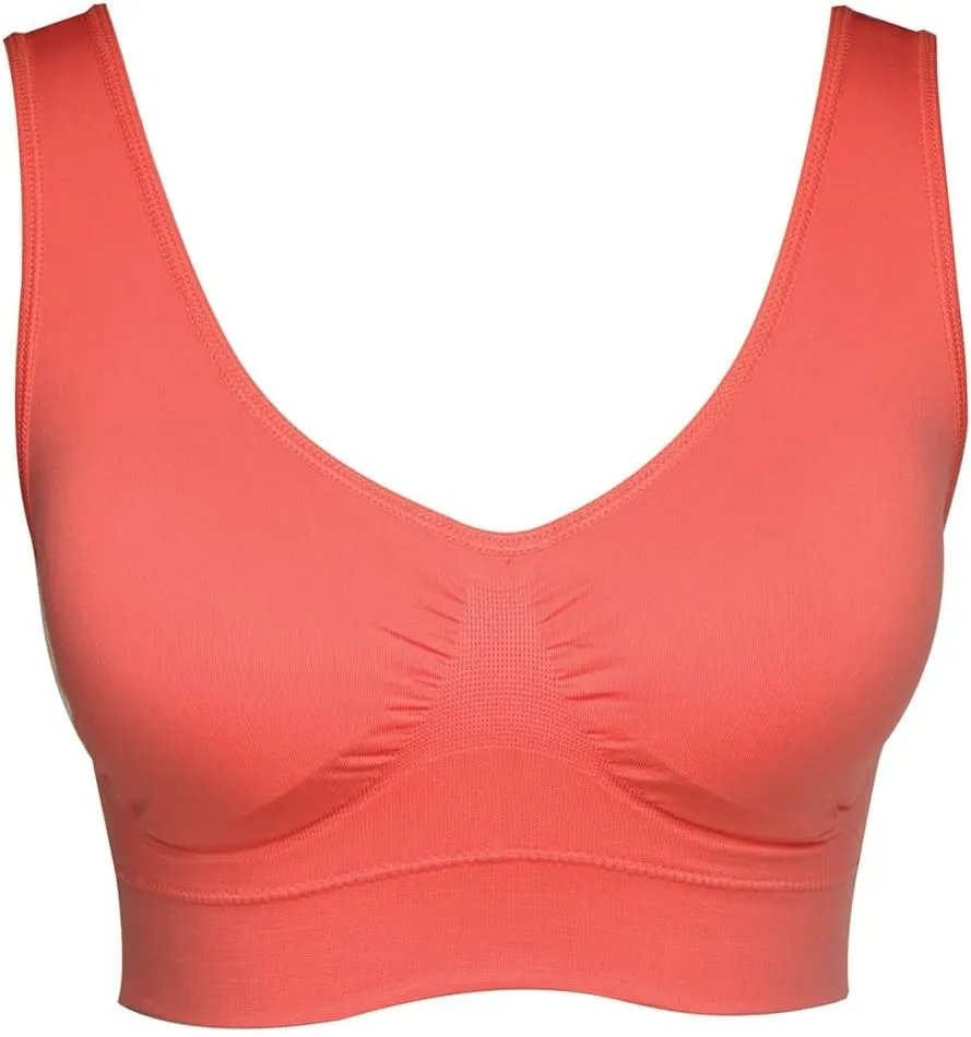 Women's 3 Pack - Wireless, Solid Color Seamless
