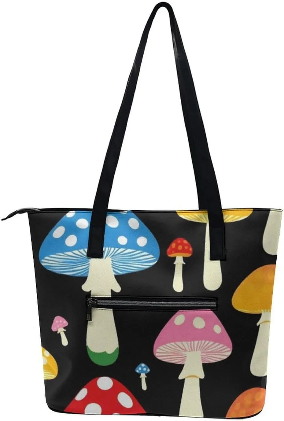 Women's Elegant Leather Handbag Unisex Leather Tote Bag Lightweight Handbag