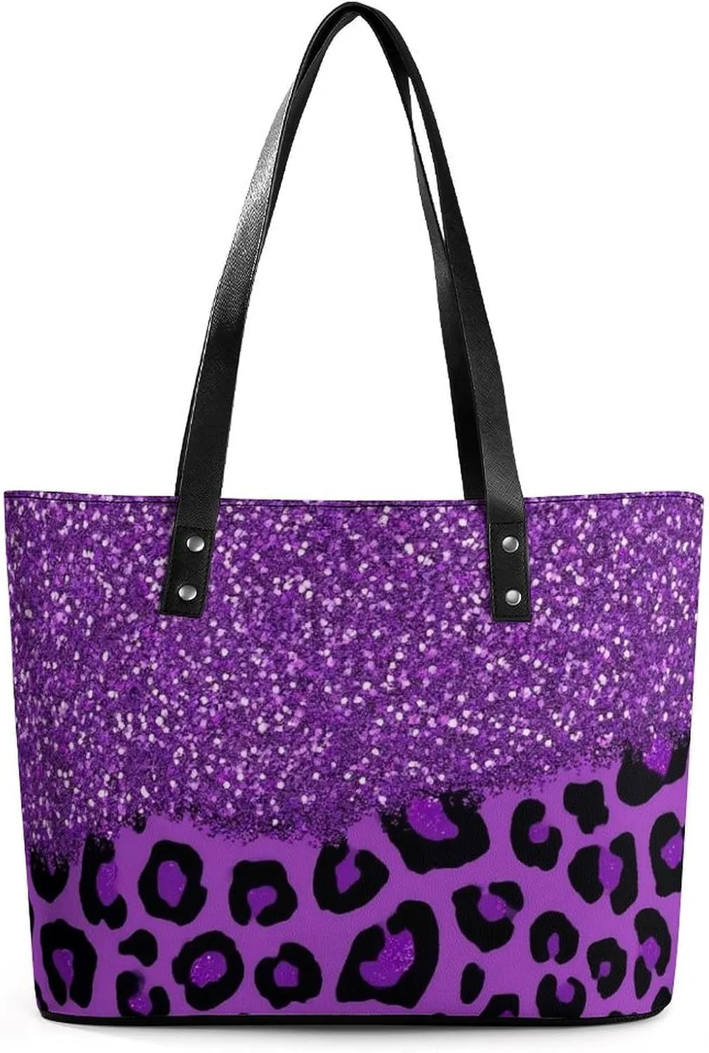 Women's Elegant Leather Handbag Unisex Leather Tote Bag Lightweight Handbag