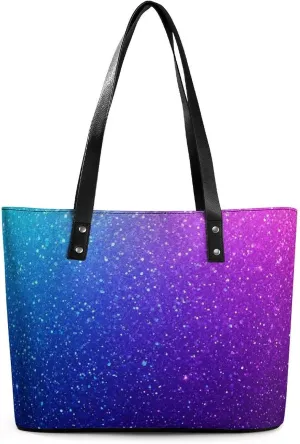 Women's Elegant Leather Handbag Unisex Leather Tote Bag Lightweight Handbag
