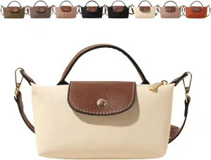 Women's Fashion Colorblock Mini Crossbody Bag, Elegant Handbags Purses with Adjustable Strap, Solid Square Purse Totes Bag