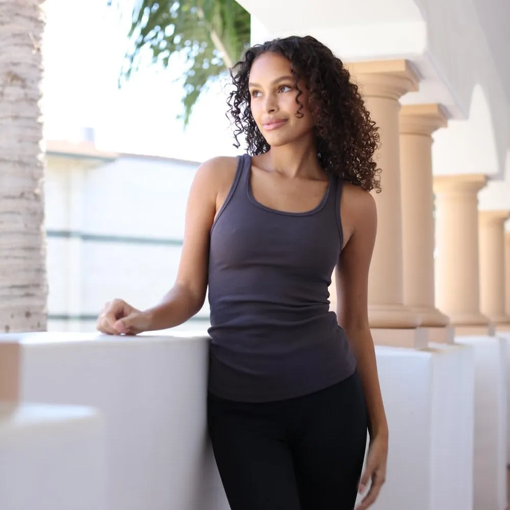 Women's Full-Length Tank Top with Scoop Neck