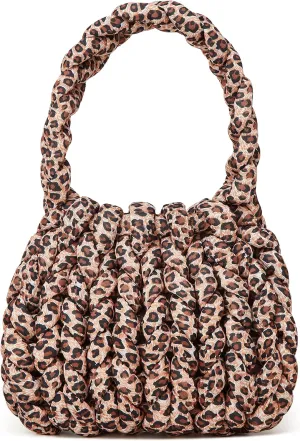 Women's Knit Clutch Bag Handmade Woven Polyeater Knit Satchel Purse Handbag Shoulder Solid Color Bag