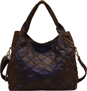 Women's Multicolor Tote Handbag Genuine Leather Design Hobo Shoulder Bag Purses