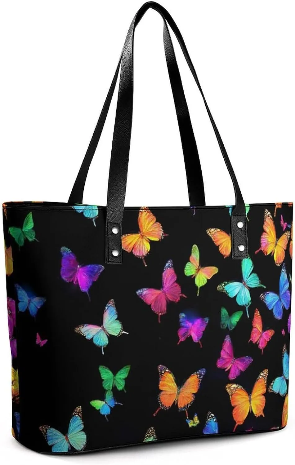 Women's Portable Tote Bag Trendy Modern Leather Handbag For Work Weekend