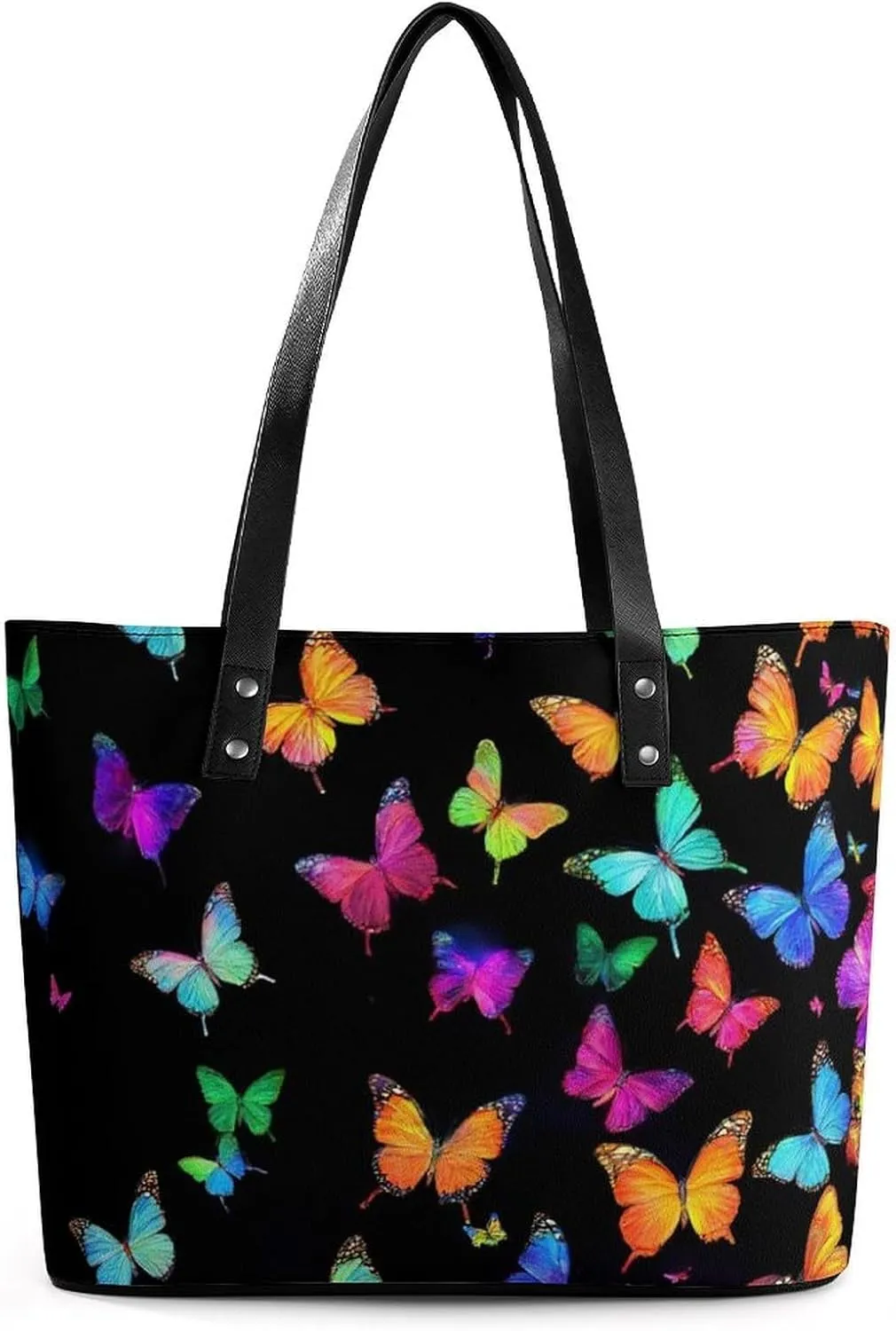 Women's Portable Tote Bag Trendy Modern Leather Handbag For Work Weekend