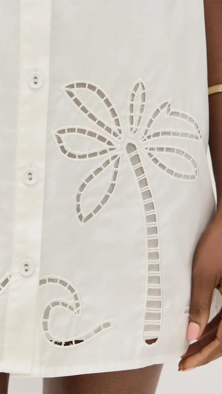 Women's Romina Broderie Shirt Dress