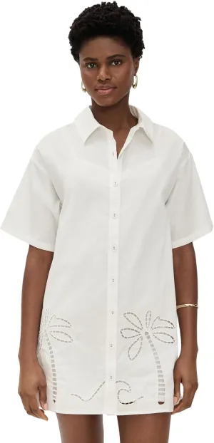 Women's Romina Broderie Shirt Dress