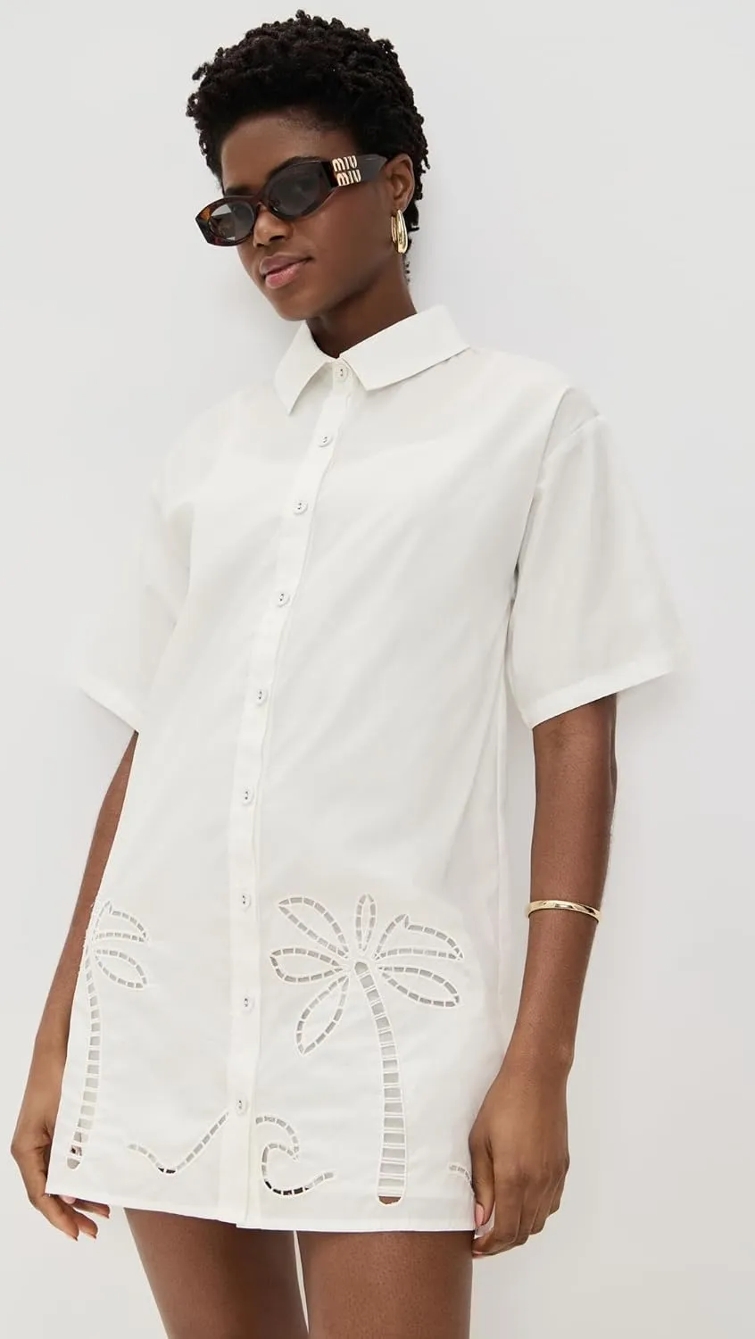 Women's Romina Broderie Shirt Dress