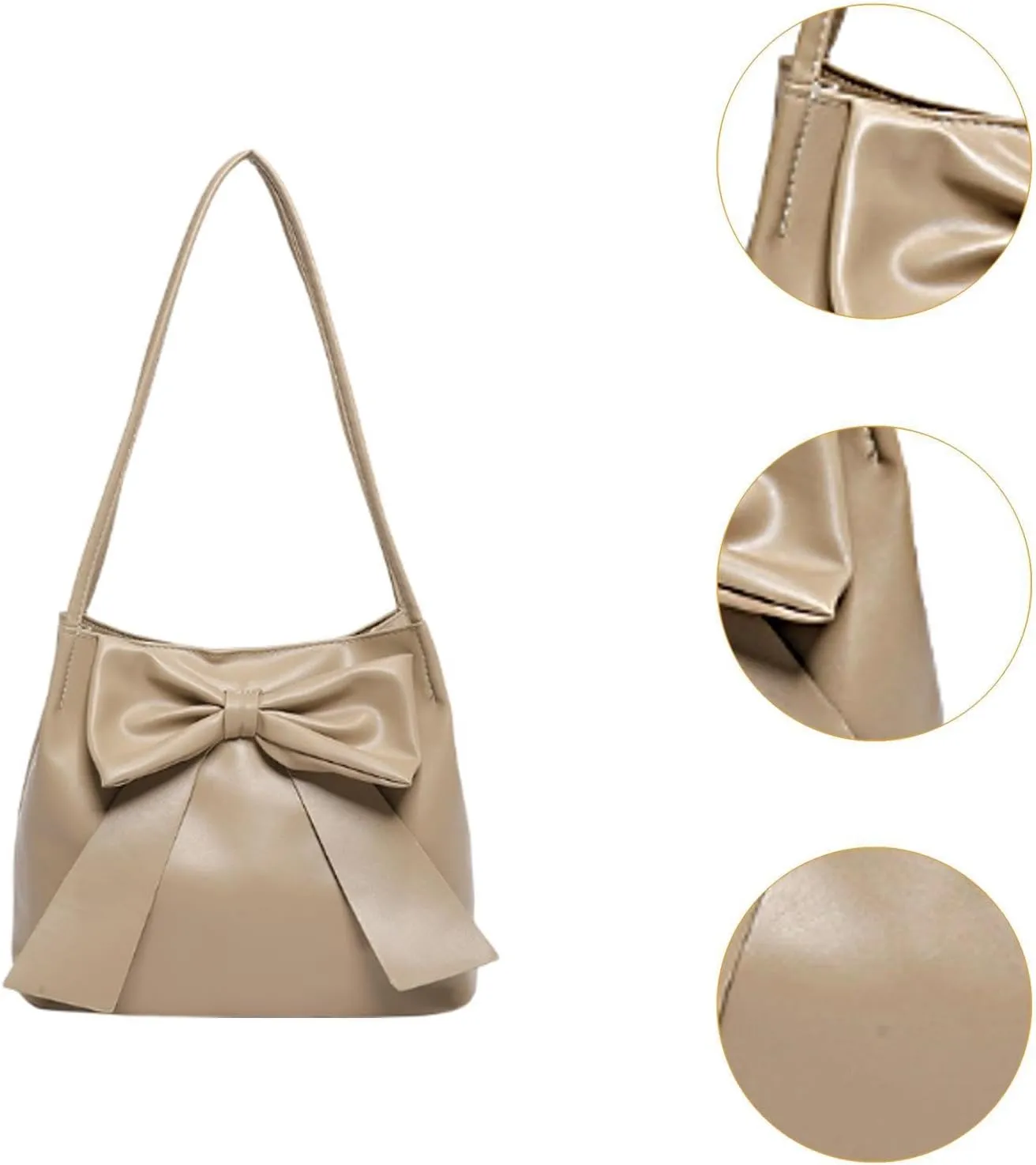 Women's Shoulder Bag Bow Decor Hobo Bag for Outdoor Street Vacation Shopping
