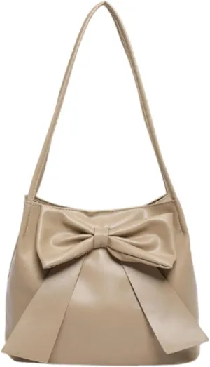 Women's Shoulder Bag Bow Decor Hobo Bag for Outdoor Street Vacation Shopping