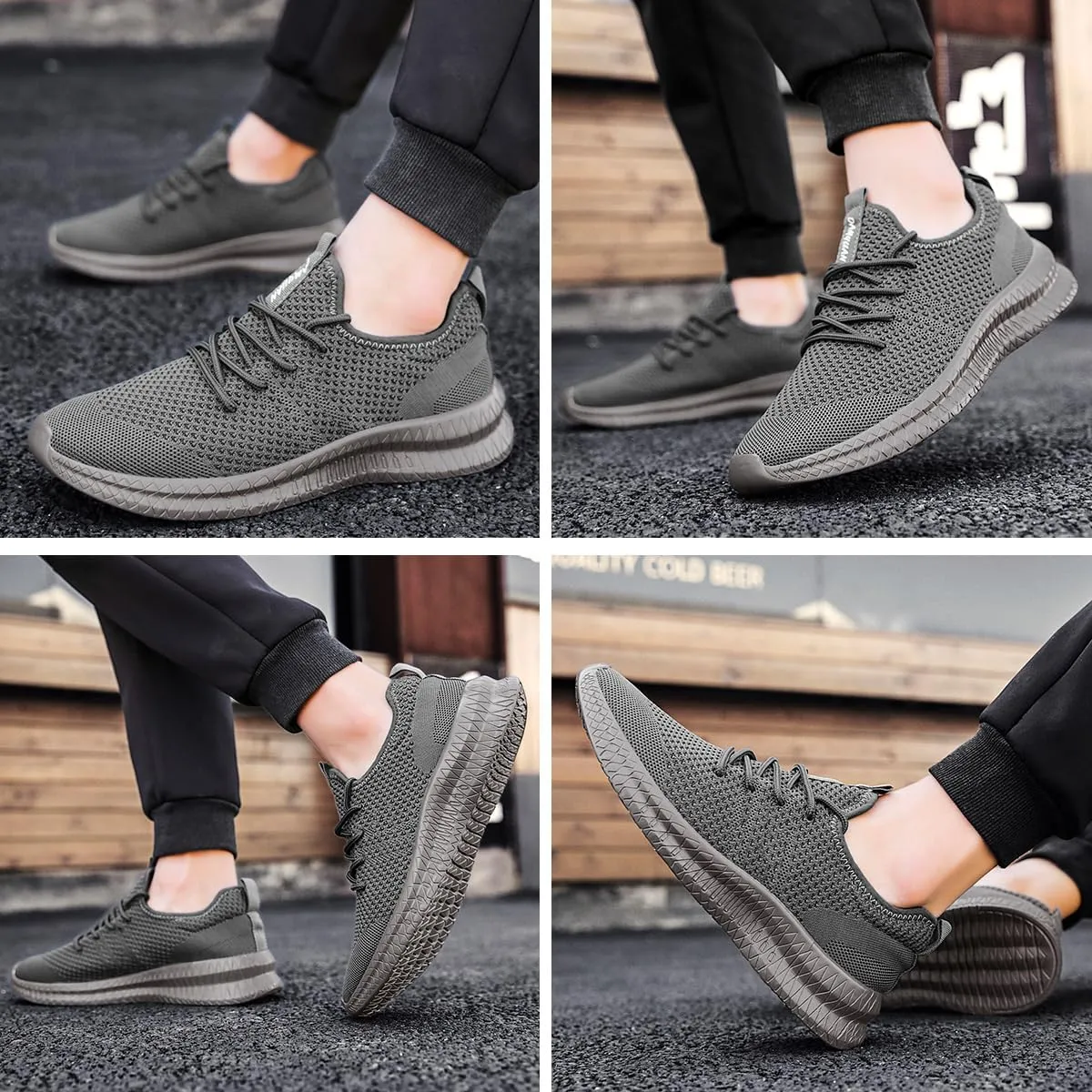 Womens Walking Running Shoes Sneakers Slip On Sport Tennis Athletic Gym Shoes Casual Lightweight Breathable Non Slip Workout Fashion Workout Trainers Shoe