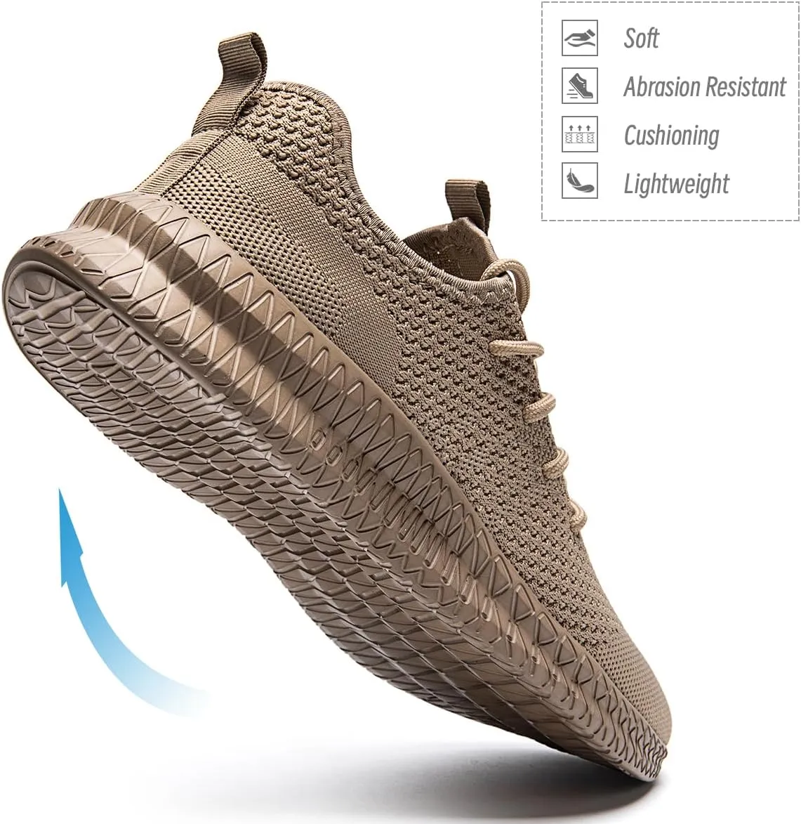 Womens Walking Running Shoes Sneakers Slip On Sport Tennis Athletic Gym Shoes Casual Lightweight Breathable Non Slip Workout Fashion Workout Trainers Shoe