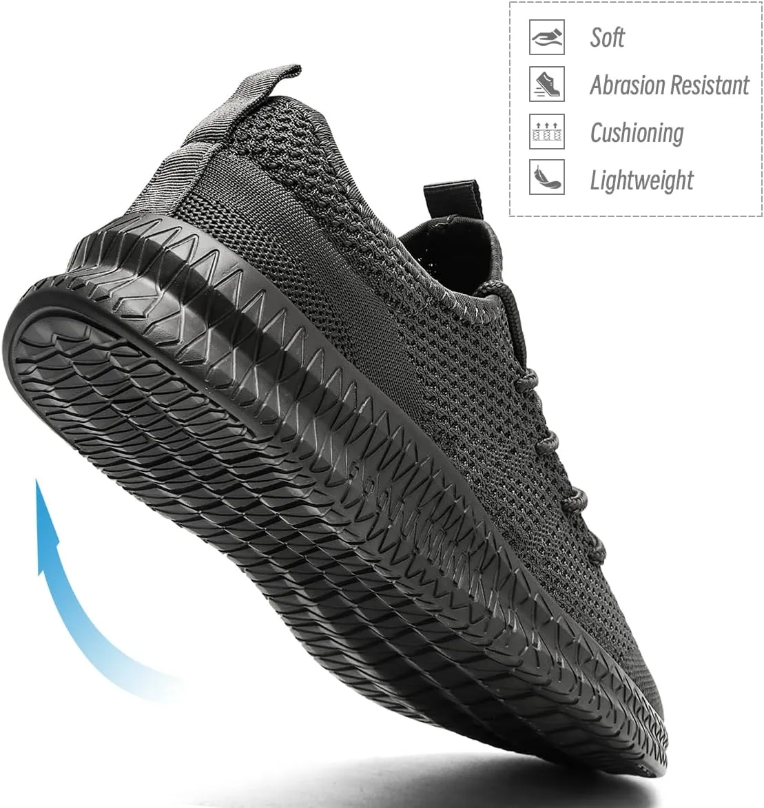 Womens Walking Running Shoes Sneakers Slip On Sport Tennis Athletic Gym Shoes Casual Lightweight Breathable Non Slip Workout Fashion Workout Trainers Shoe