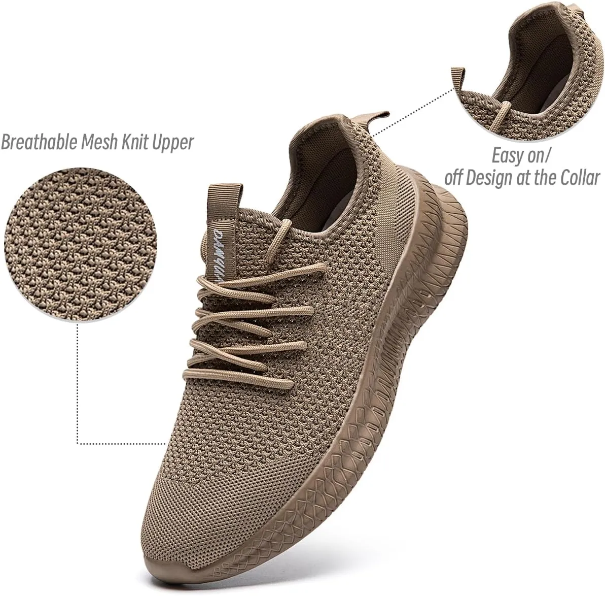 Womens Walking Running Shoes Sneakers Slip On Sport Tennis Athletic Gym Shoes Casual Lightweight Breathable Non Slip Workout Fashion Workout Trainers Shoe
