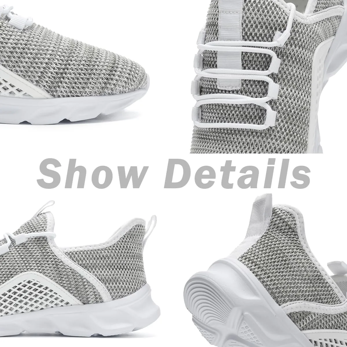 Womens Walking Shoes Running Sneakers Slip On Tennis Sport Workout Gym Athletic Outdoor Travel Work Lightweight Fashion Breathable Comfortable Shoe