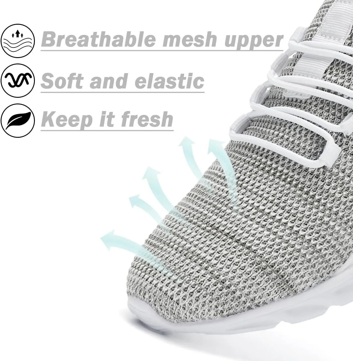 Womens Walking Shoes Running Sneakers Slip On Tennis Sport Workout Gym Athletic Outdoor Travel Work Lightweight Fashion Breathable Comfortable Shoe