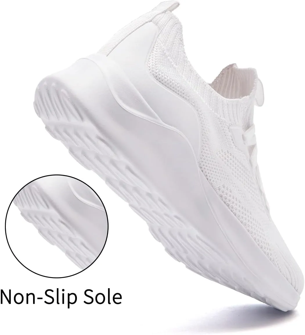 Womens Walking Shoes Running Sneakers Slip On Tennis Sport Workout Gym Athletic Outdoor Travel Work Lightweight Fashion Breathable Comfortable Shoe