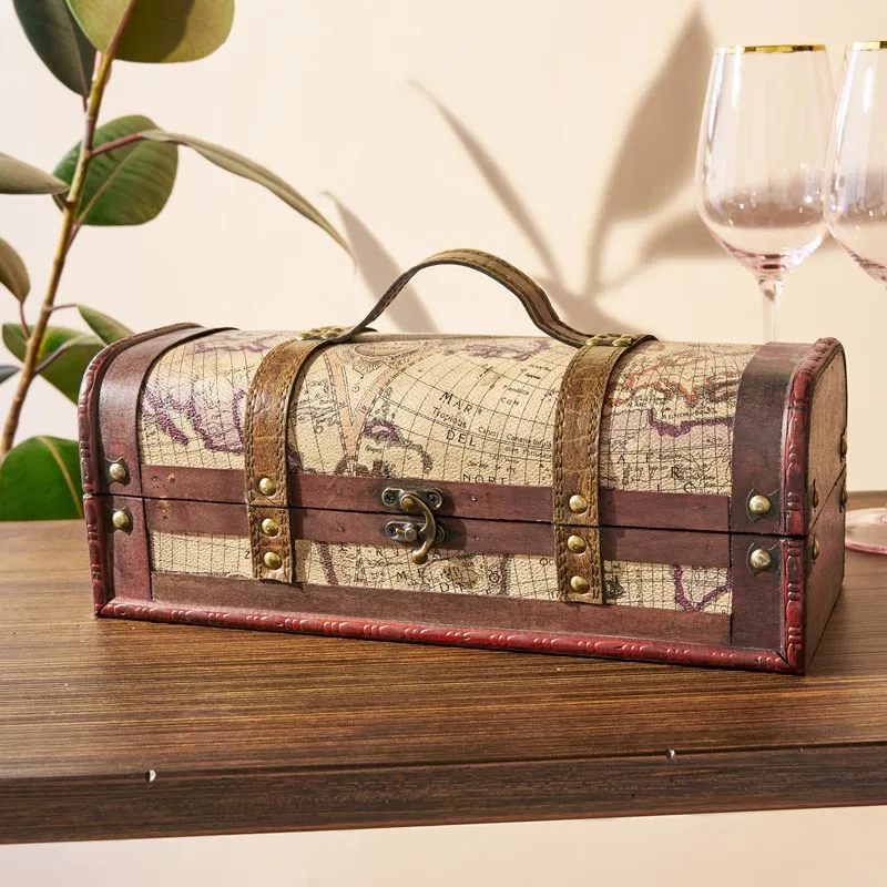 Wood Wine Box - 1 Bottle Heritage Collection