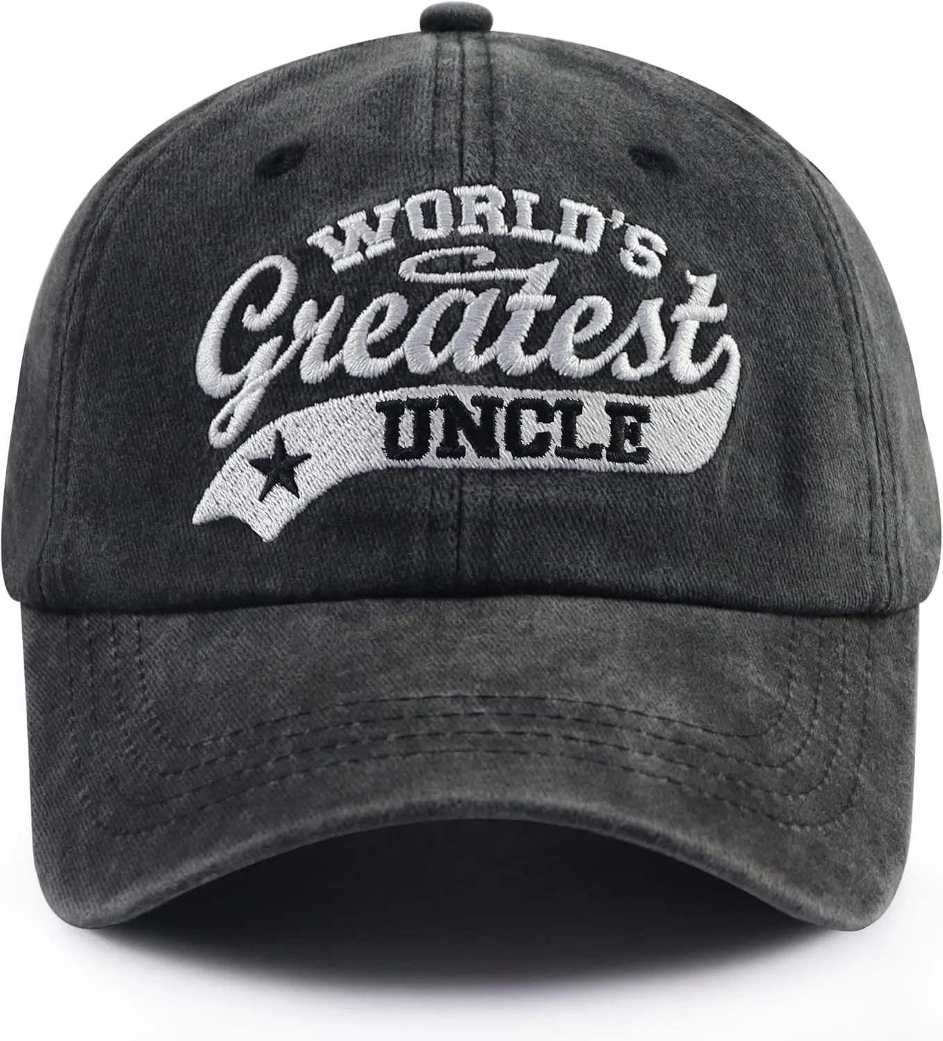 World's Greatest Dad Mom Uncle Aunt Pappy Grandma Grammy Grandpa Hat, Adjustable Embroidered Family Members Baseball Cap