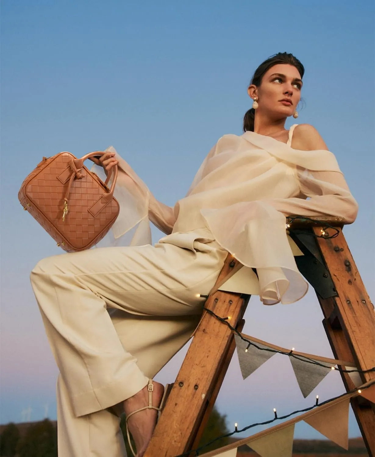 Woven Bag for Women Top Handle Satchel Handbag Crossbody Bag PU Leather Shoulder Bag Woven Purses for Women