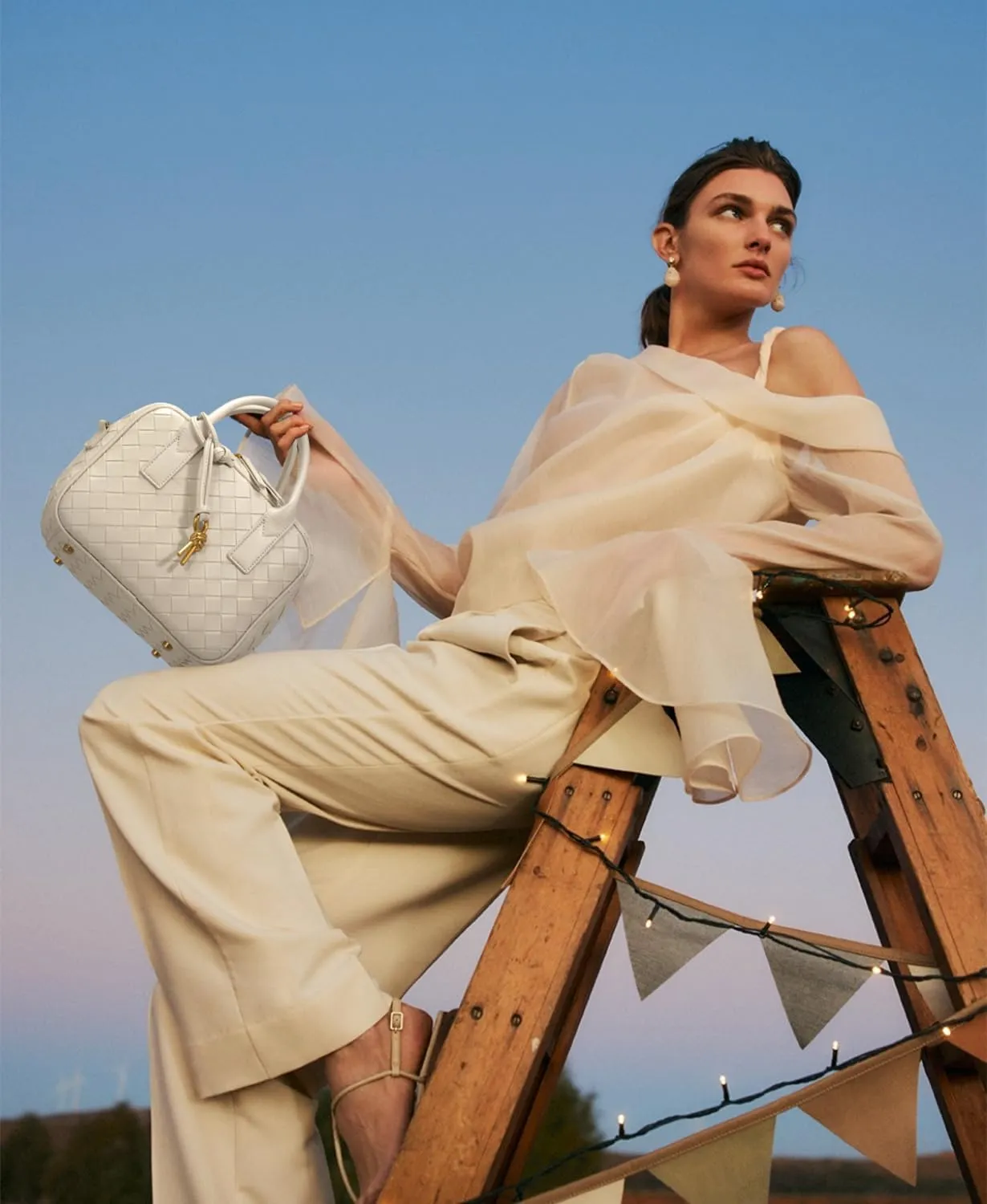 Woven Bag for Women Top Handle Satchel Handbag Crossbody Bag PU Leather Shoulder Bag Woven Purses for Women