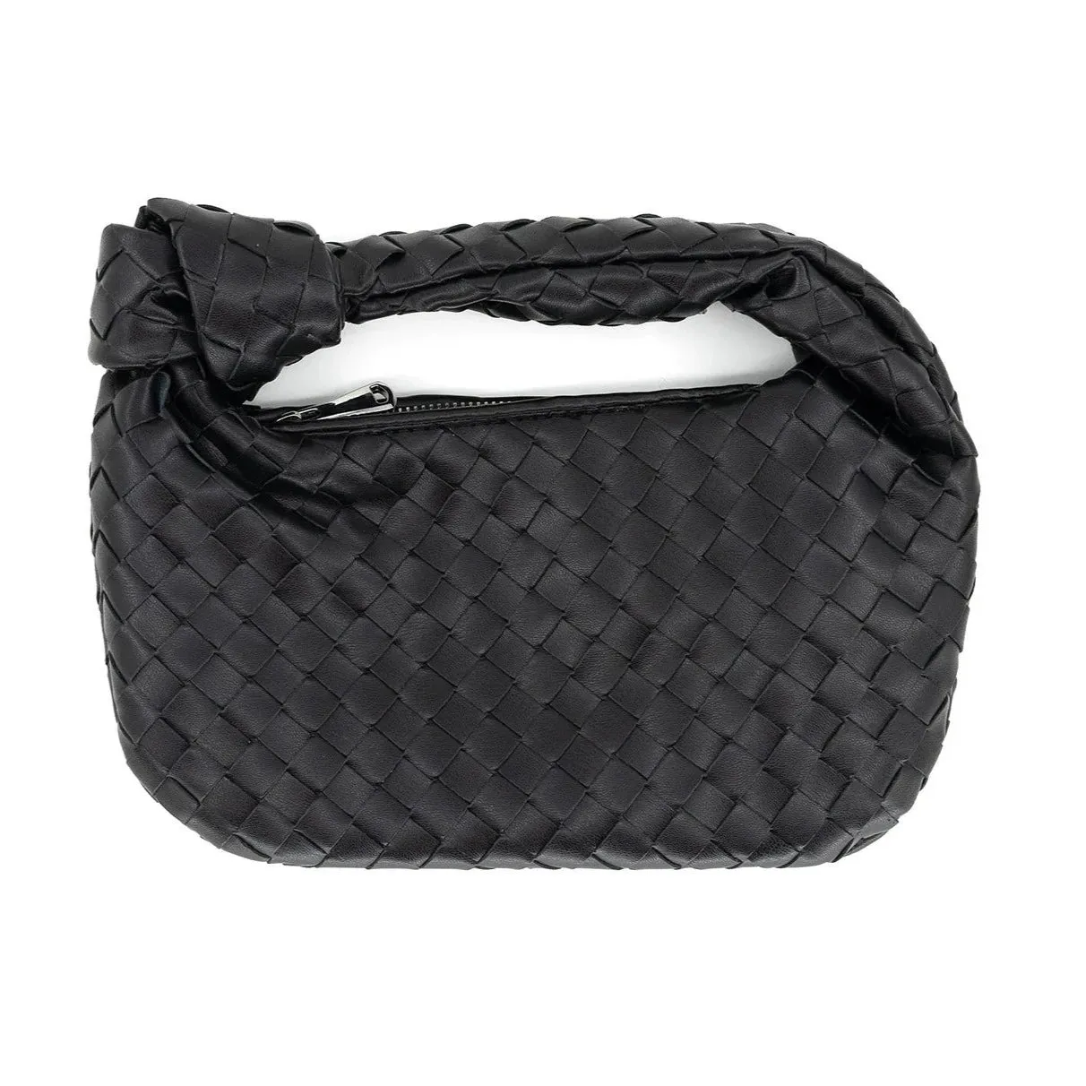 Woven Knotted Handle Purse