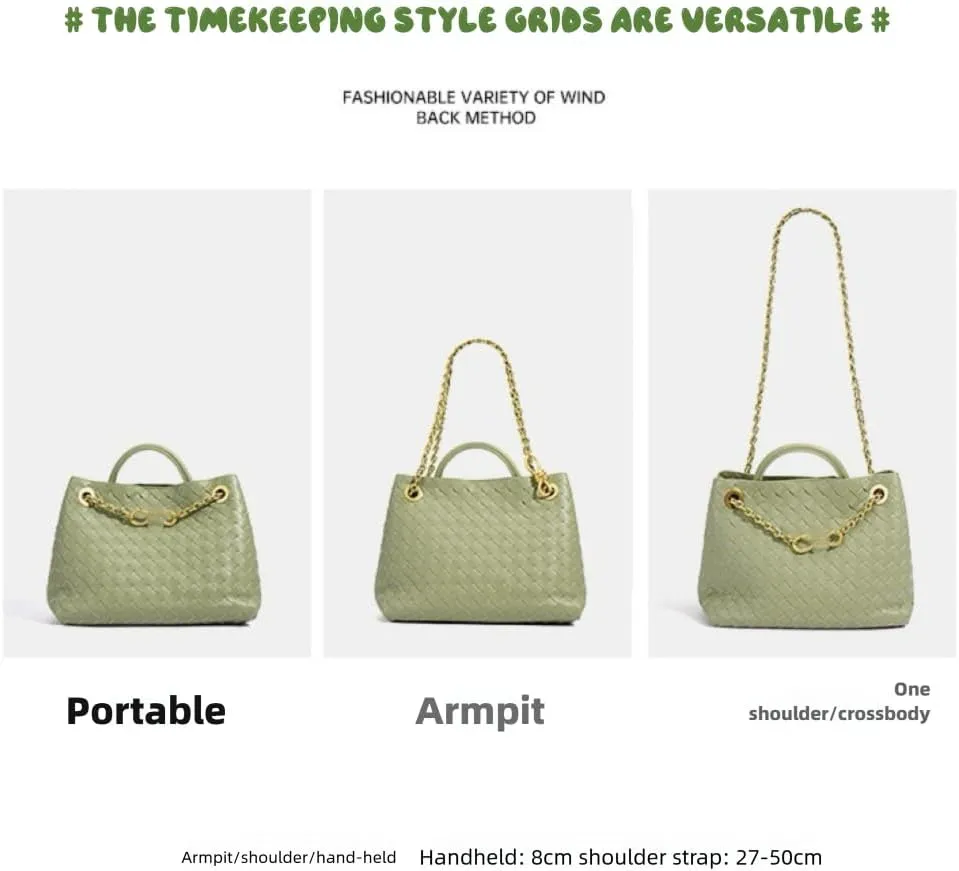 Woven leather bag for women woven hand crossbody top tote bag, handle hobo woven shoulder hold
