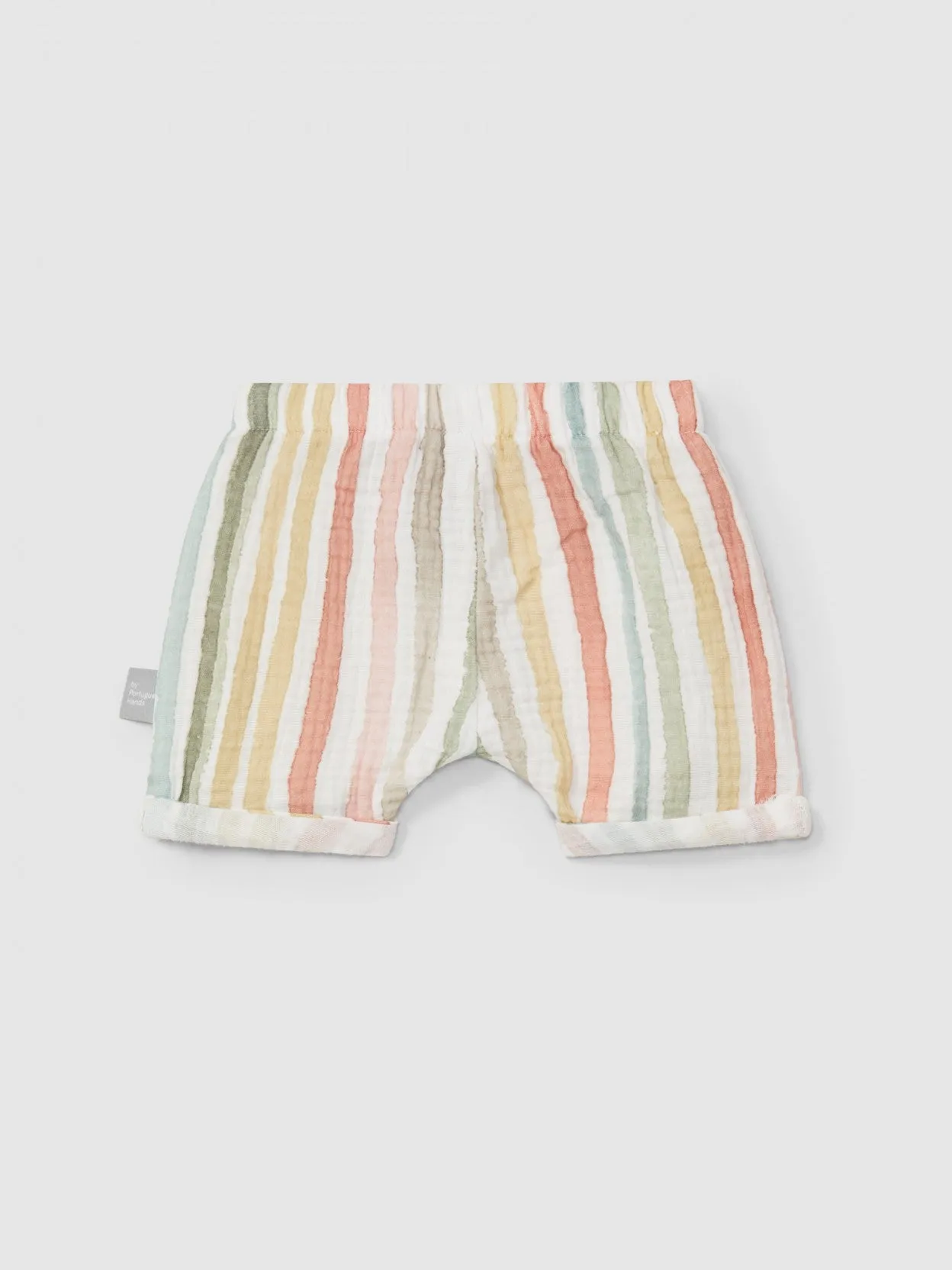Woven striped Shorts - Multi-color